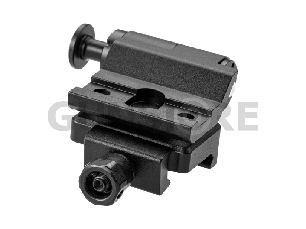 Flip to Side Magnifier Mount Push Button - 2 Bolt 