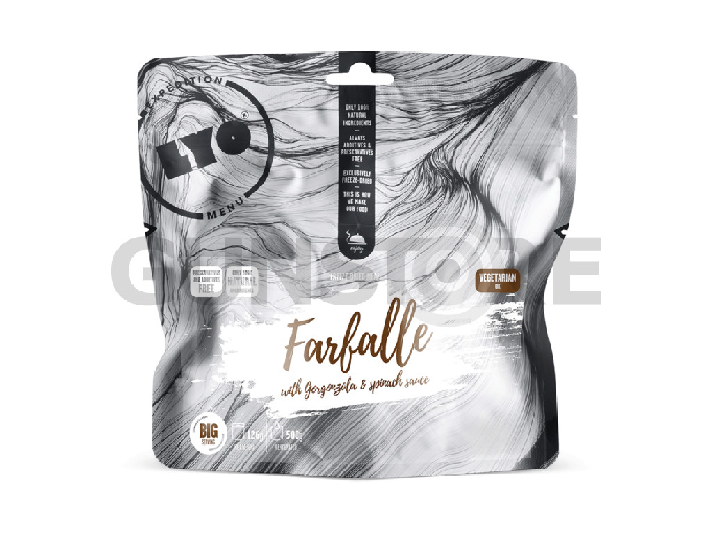 Farfalle with Gorgonzola & Spinach Sauce 500g