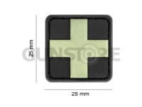 Red Cross Rubber Patch 25mm 4