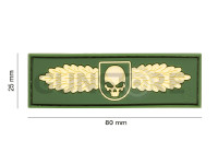 SOF Skull Badge Rubber Patch 1