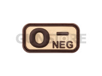 Bloodtype Rubber Patch 0 Neg 0