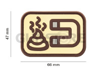 Shit Magnet Rubber Patch 3