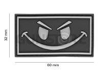 Evil Smile Rubber Patch 1