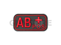 Bloodtype Rubber Patch AB Pos