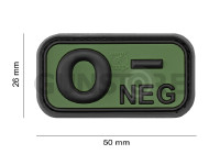 Bloodtype Rubber Patch 0 Neg 3