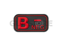 Bloodtype Rubber Patch B Neg 0