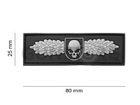 SOF Skull Badge Rubber Patch 3