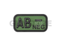Bloodtype Rubber Patch AB Neg 0