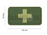 Swiss Flag Rubber Patch 3