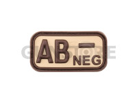 Bloodtype Rubber Patch AB Neg