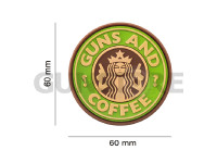 Guns and Coffee Rubber Patch 3