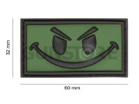 Evil Smile Rubber Patch 1