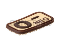 Bloodtype Rubber Patch 0 Neg 2