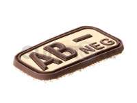Bloodtype Rubber Patch AB Neg 2