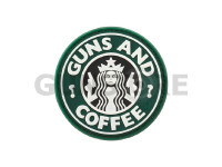 Guns and Coffee Rubber Patch 0