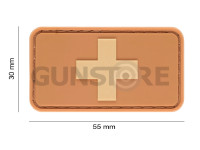 Swiss Flag Rubber Patch 1