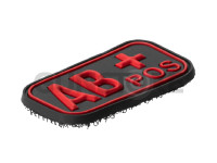 Bloodtype Rubber Patch AB Pos 2