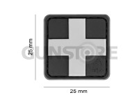 Red Cross Rubber Patch 25mm 3