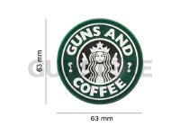 Guns and Coffee Rubber Patch 3