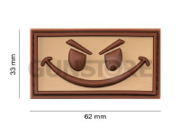 Evil Smile Rubber Patch 3