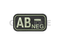 Bloodtype Rubber Patch AB Neg 0