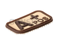 Bloodtype Rubber Patch A Pos 2