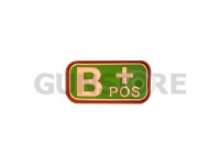 Bloodtype Rubber Patch B Pos
