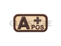 Bloodtype Rubber Patch A Pos 0