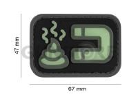 Shit Magnet Rubber Patch 1