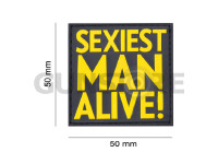 Sexiest Man Alive Rubber Patch 1