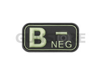 Bloodtype Rubber Patch B Neg 0