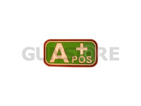 Bloodtype Rubber Patch A Pos 0