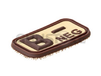 Bloodtype Rubber Patch B Neg 2