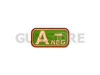Bloodtype Rubber Patch A Neg 0