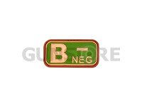 Bloodtype Rubber Patch B Neg
