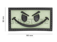 Evil Smile Rubber Patch 1