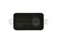 Geronimo EKIA Rubber Patch Black