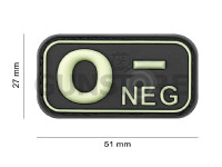 Bloodtype Rubber Patch 0 Neg 4