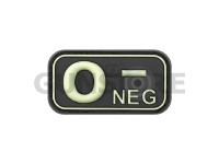 Bloodtype Rubber Patch 0 Neg 0
