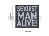 Sexiest Man Alive Rubber Patch 1