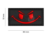 Evil Smile Rubber Patch 1