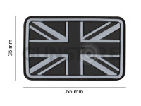 Small Great Britain Flag Rubber Patch 1