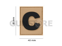 C Team Member Rubber Patch Desert 1