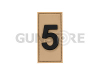 5 Team Member Rubber Patch Desert