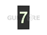 7 Team Member Rubber Patch Glow in the Dark