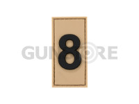 8 Team Member Rubber Patch Desert 0