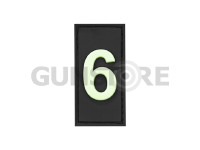 6 Team Member Rubber Patch Glow in the Dark