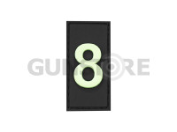 8 Team Member Rubber Patch Glow in the Dark 0