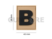 B Team Member Rubber Patch Desert 1