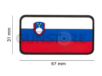 Slovenia Flag Rubber Patch 1